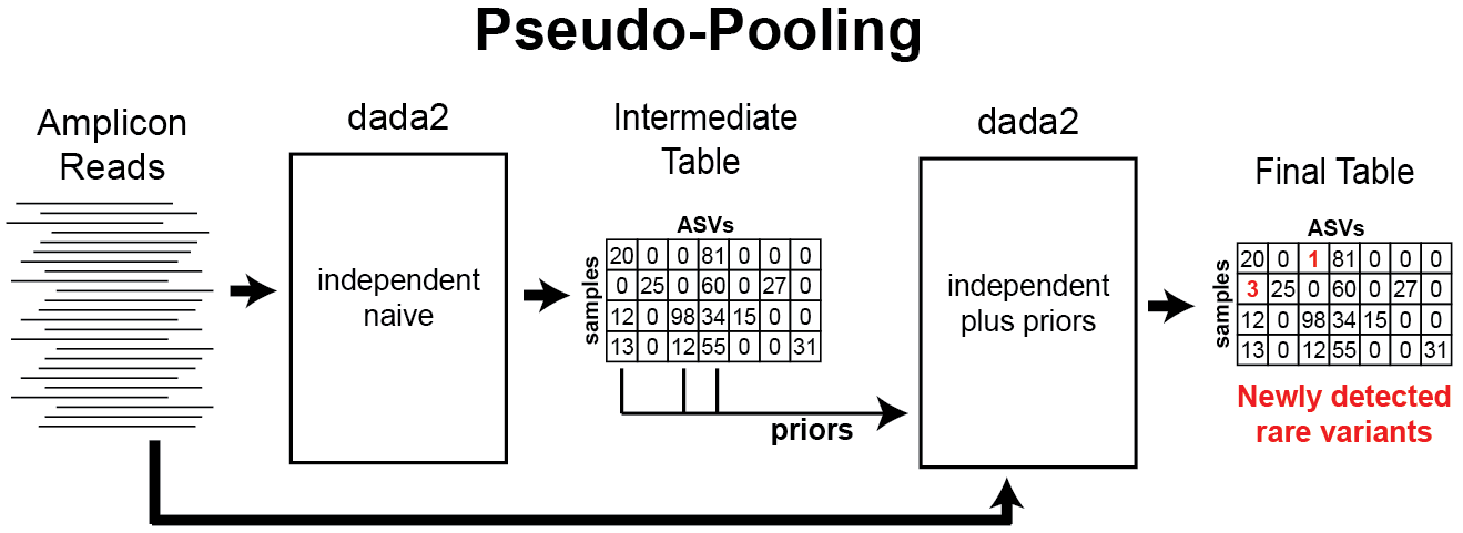 pseudo-pooling schematic